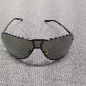Kenneth Cole Reaction KC1067 Aviator Sunglasses Black Frame Green Lens